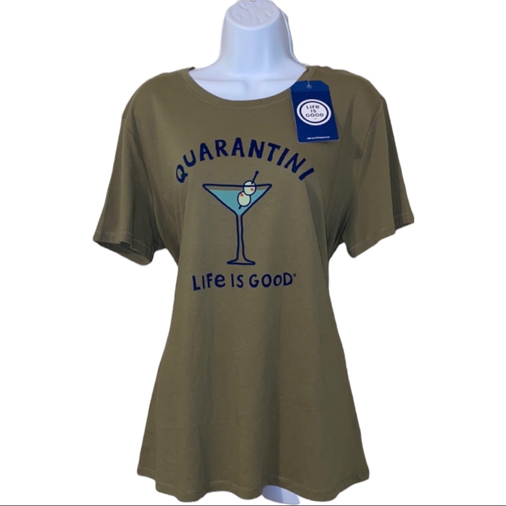 Army green Quarantini life is good!